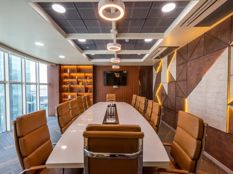 Stylish conference room and meeting room for office space