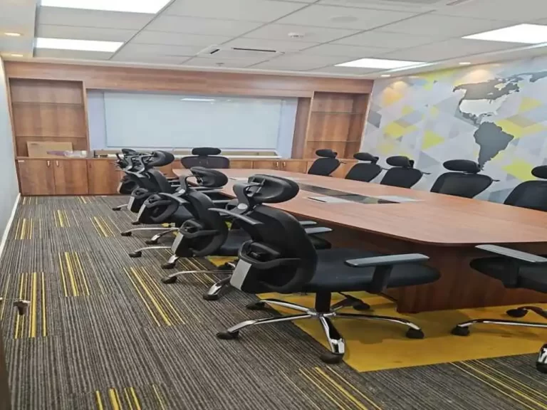 Corporate office meeting room design