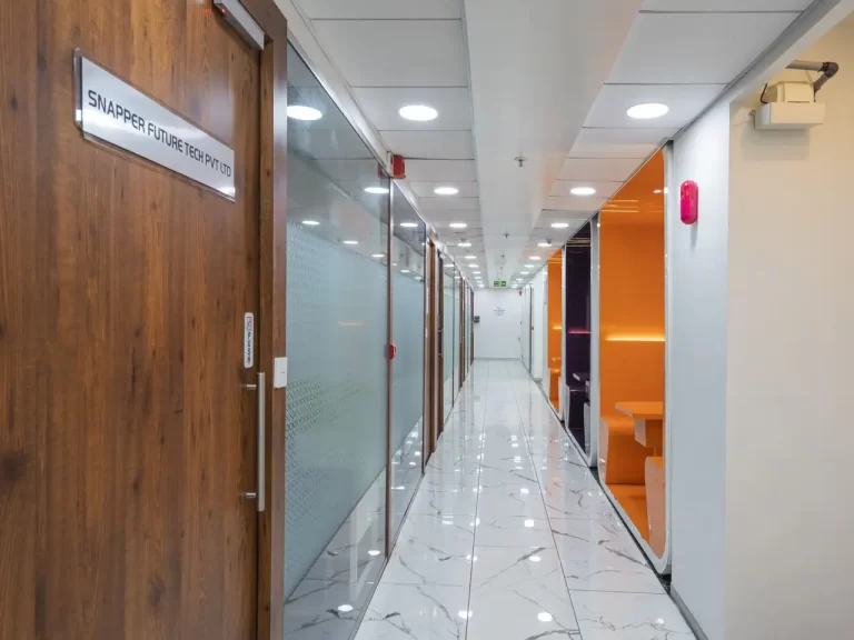 Modern corridor for officespace