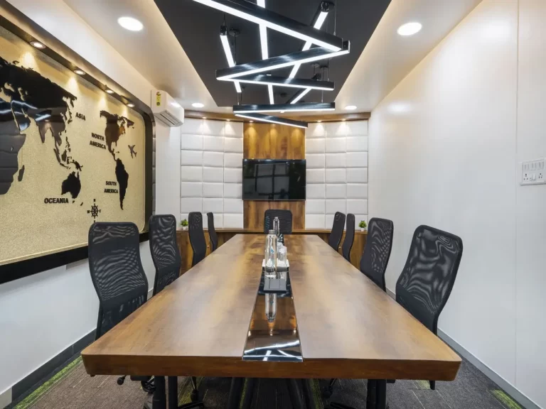 Modern port conference room with modern furniture