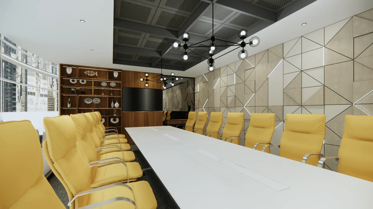 long conference room design ahmedabad project 6