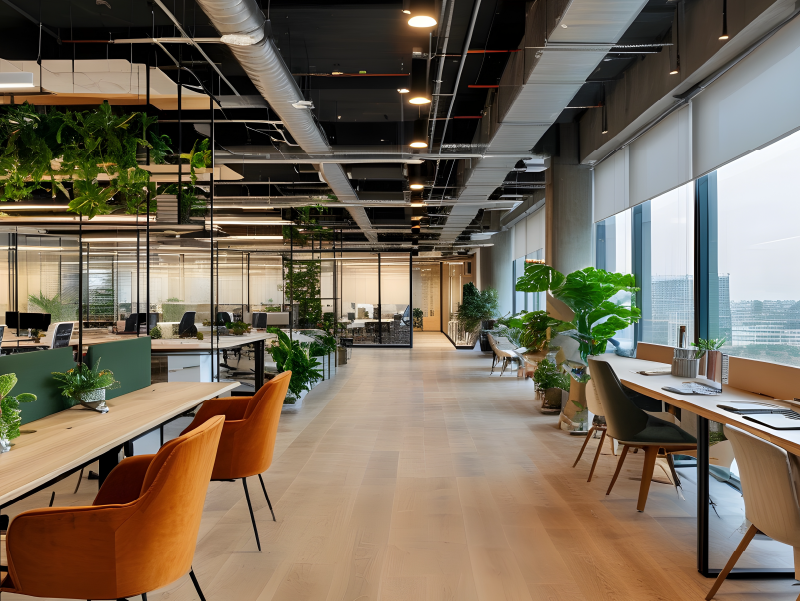 Brand aligned office interior