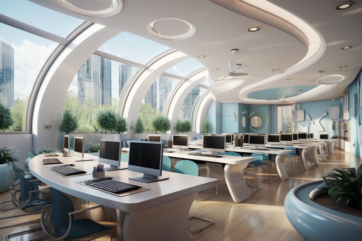 Commercial office interior