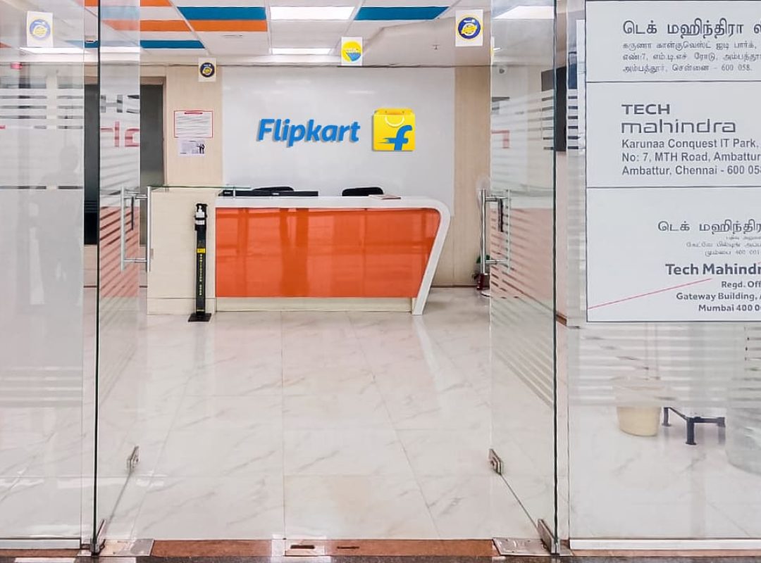 flipkart-office-reception-design